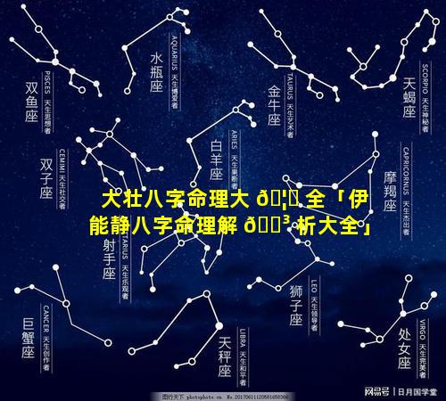 大壮八字命理大 🦍 全「伊能静八字命理解 🐳 析大全」